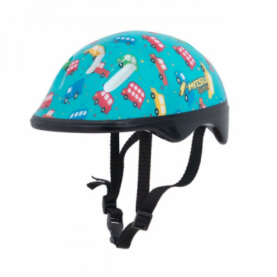 CAPACETE INFANTIL LITTLE CHILD CARRINHO VERDE MITSU