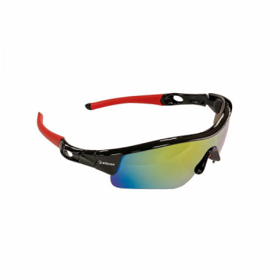 ÓCULOS PARA CICLISTA ELLEVEN MASK VERMELHO/PRETO 