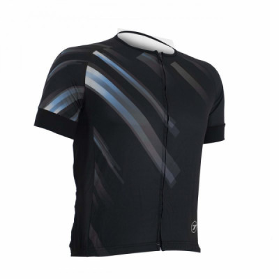 CAMISA DE CICLISMO SUNNY TSW PRETA/AZUL RIDE LINE TAM G