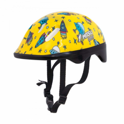 CAPACETE INFANTIL LITTLE CHILD FOGUETE AMARELO MITSU