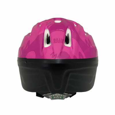 CAPACETE INFANT ROSA LED TAMANHO M COM PISCA LIGHT ELLEVEN