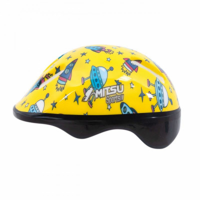 CAPACETE INFANTIL LITTLE CHILD FOGUETE AMARELO MITSU