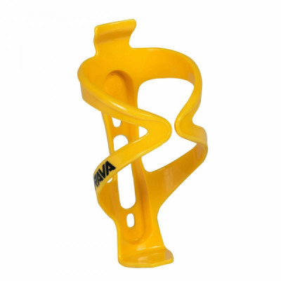 SUPORTE CARAMANHOLA NYLON PARA BICICLETA AMARELO RAVA