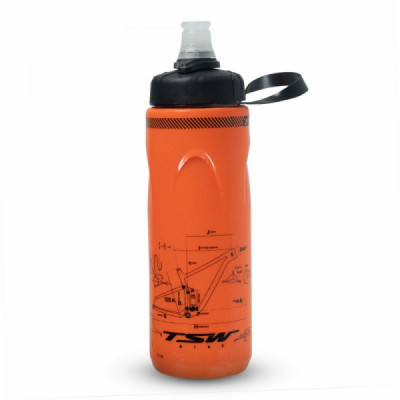 CARAMANHOLA TERMICA TSW SPIN TAMPA INTELIGENTE 680ML LARANJA